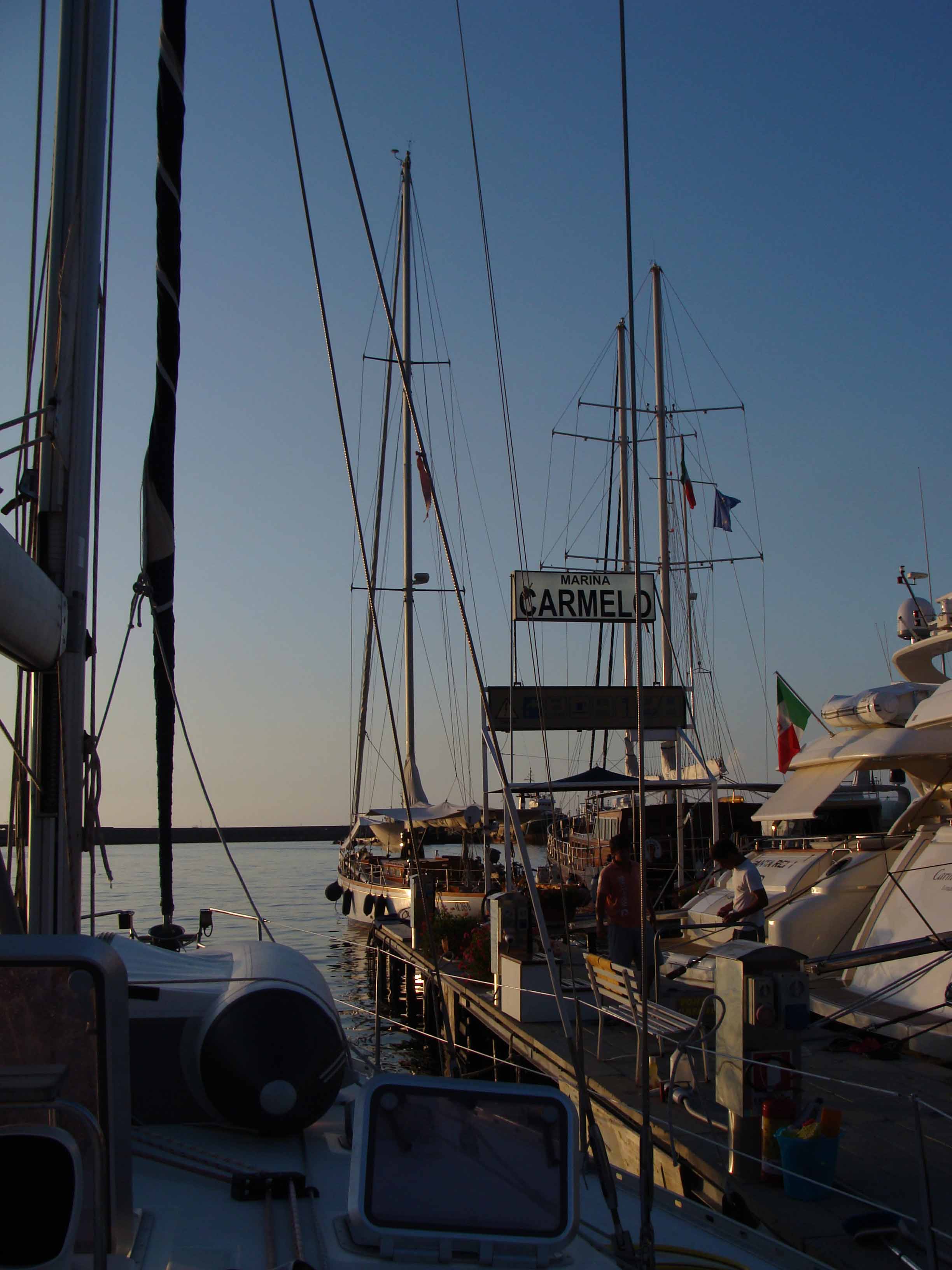 SegeltÃ¶rn in den Liparischen Inseln, Tyrrhenisches Meer, Italien